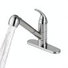 Ufaucet Kitchen Faucet Brushed Nickel Pull Out Sprayer-6