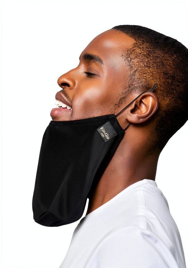 Kenllas Beard Cover Mulberry Silk Three Dimensional Design-1