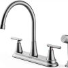 Hurran Kitchen Faucet Pull Out Sprayer Stainless Steel-0