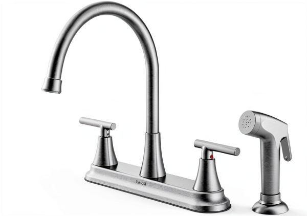 Hurran Kitchen Faucet Pull Out Sprayer Stainless Steel-0