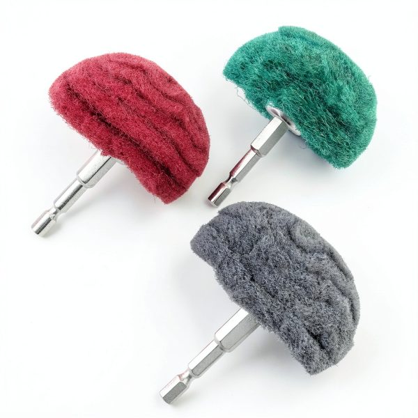 Hiqalty Buffing Wheels Non-Woven Abrasive Drill Attachments-7