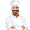 Lusofie Disposable Beard Nets Nylon Honeycomb Design Mens-3