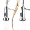 SOEBIZ Brushed Nickel Kitchen Faucet Stainless Steel Lead-2