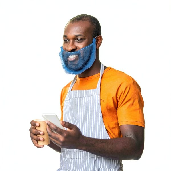 Blue Beard Covers 100 Pack Disposable Food Service Mens-7