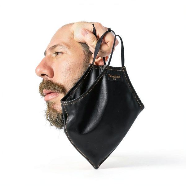 Kenllas Beard Cover Mulberry Silk Three Dimensional Design-4