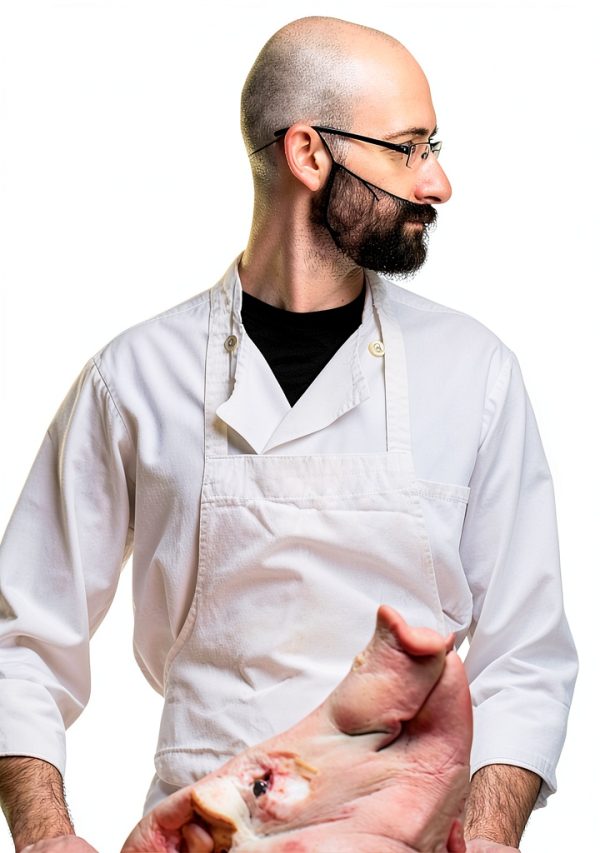 ONLYKXY Beard Cover Black Nylon Honeycomb Food Safety-2