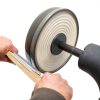 Tworider Buffing Wheel Rake Stainless Steel Ergonomic Wood-6