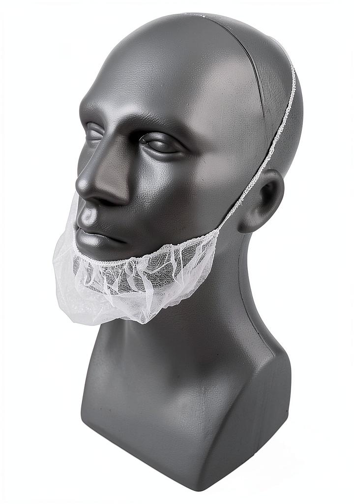 Condor Safety Beard Cover displayed in an industrial setting