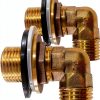 The Chis Brass 90 Degree Elbow Adapter Wall Mount Faucet Kit-3