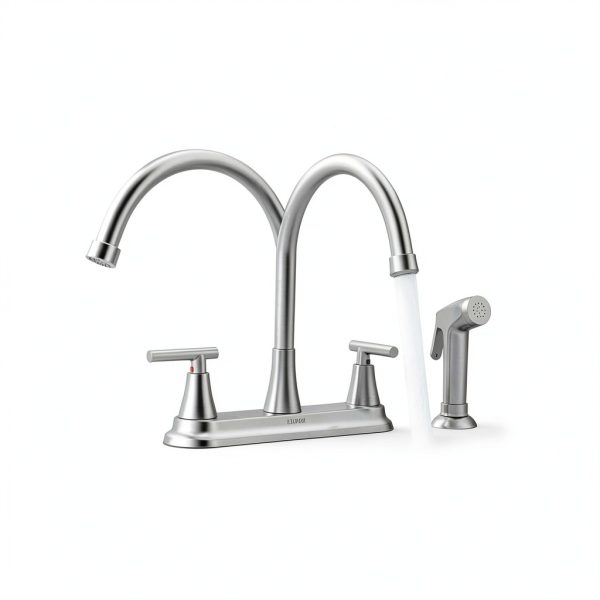 Hurran Kitchen Faucet Pull Out Sprayer Stainless Steel-4