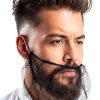 Lusofie Disposable Beard Nets Nylon Honeycomb Design Mens-7