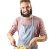 BOHUIZ Satin Beard Covers for Men Reusable Washable-5