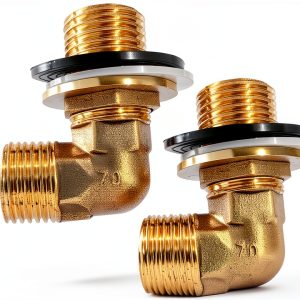 The Chis Brass 90 Degree Elbow Adapter Wall Mount Faucet Kit-0