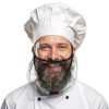 Lusofie Disposable Beard Nets Nylon Honeycomb Design Mens-4