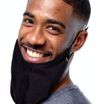 Kenllas Beard Cover Mulberry Silk Three Dimensional Design-0