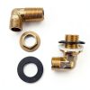 The Chis Brass 90 Degree Elbow Adapter Wall Mount Faucet Kit-4