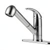 Ufaucet Kitchen Faucet Brushed Nickel Pull Out Sprayer-1