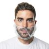 SAFEKO Beard Nets Honeycomb Disposable Food Service-1