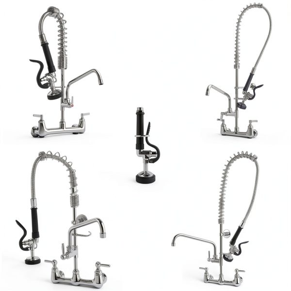 FAUAID Pre Rinse Sprayer Commercial Kitchen Sink Faucet-1