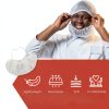 Safety Beard Cover Breathable Non-Woven Fabric Elastic Band-2