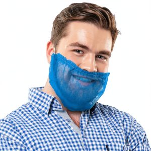 Blue Beard Covers 100 Pack Disposable Food Service Mens-0
