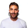 SAFEKO Beard Nets Honeycomb Disposable Food Service-1