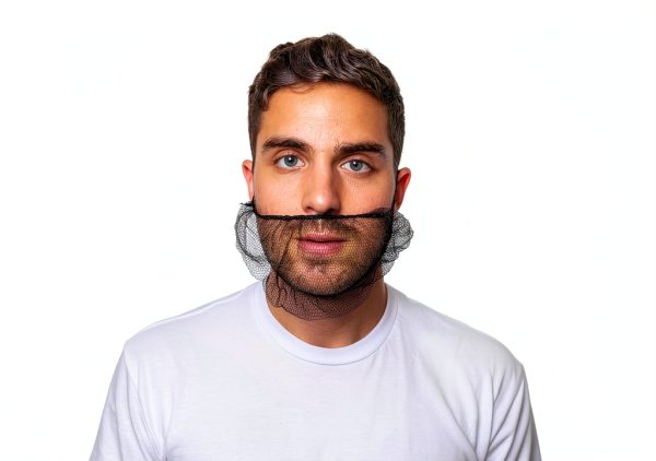 SAFEKO Beard Nets Honeycomb Disposable Food Service-1