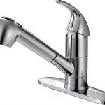 Ufaucet Kitchen Faucet Brushed Nickel Pull Out Sprayer-0