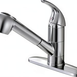 Ufaucet Kitchen Faucet Brushed Nickel Pull Out Sprayer-0