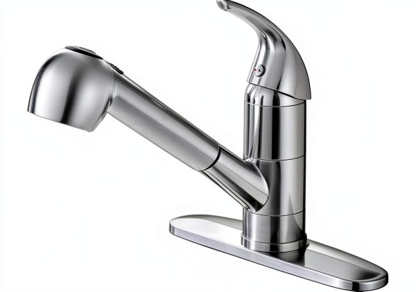 Ufaucet Kitchen Faucet Brushed Nickel Pull Out Sprayer-0
