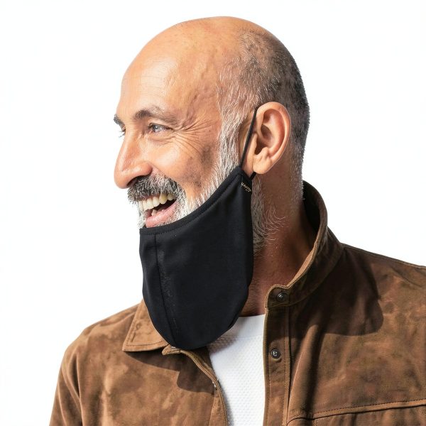 Kenllas Beard Cover Mulberry Silk Three Dimensional Design-8