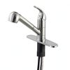 Ufaucet Kitchen Faucet Brushed Nickel Pull Out Sprayer-4