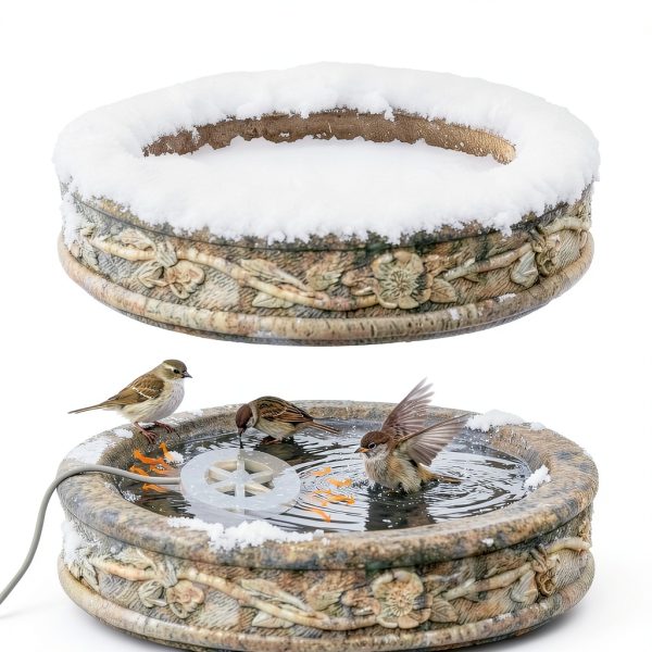 Fantspati Bird Bath Heater Fast Heating Outdoor-1