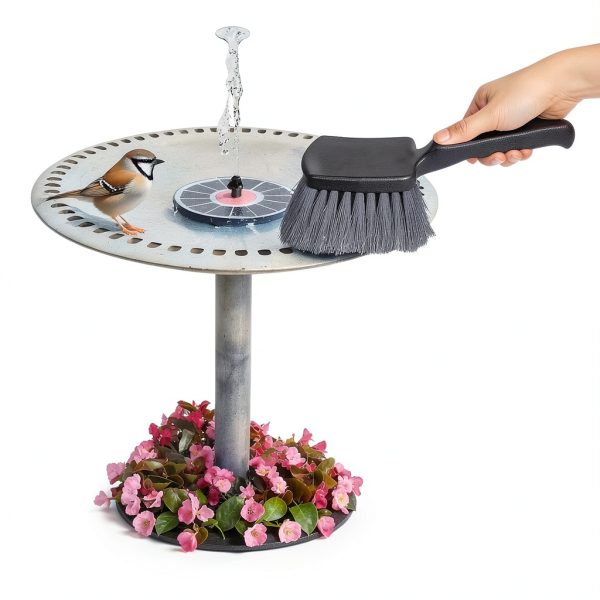 Bird Bath Brush kkaririzhhi Cleaning Set Stiff Wire-5