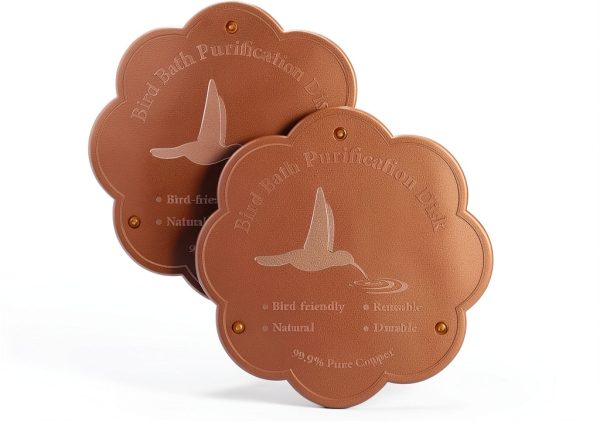Copper Bird Bath Purification Disk Larbeti-0