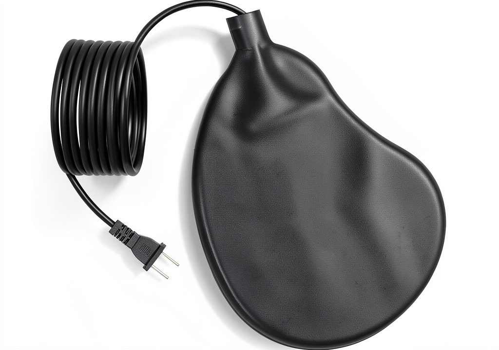 Bird bath heater installed in a garden bird bath