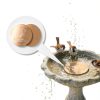 EcoGarden Copper Bird Bath Disk Solid Copper 4x4in Cpwp-001 Model-6
