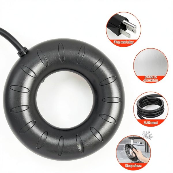 Woxzibb Winter Bird Bath Heater 120V 70W Aluminum De-Icer Model-3