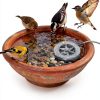 Alphatool Heated Bird Bath Heater 70W Thermostatic Deicer for Winter-4