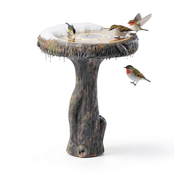 Dreyoo Birdbath Deicer 9.45in Disc Heater Waterproof PVC 60W-5