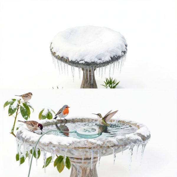 Birdbath Heater WANGIRO TM-HT01 Hollow Snowflake 50W-3