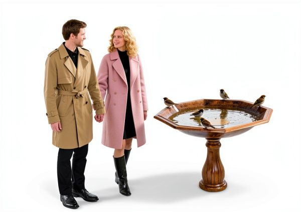 EcoGarden Copper Bird Bath Disk Solid Copper 4x4in Cpwp-001 Model-4