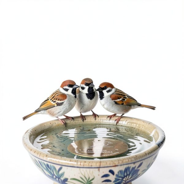 EcoGarden Copper Bird Bath Disk Solid Copper 4x4in Cpwp-001 Model-1