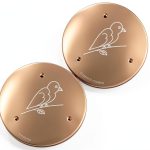 EcoGarden Copper Bird Bath Disk Solid Copper 4x4in Cpwp-001 Model-0