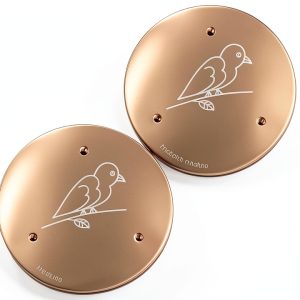 EcoGarden Copper Bird Bath Disk Solid Copper 4x4in Cpwp-001 Model-0