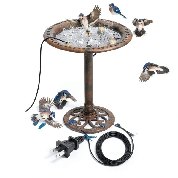 Dreyoo Birdbath Deicer 9.45in Disc Heater Waterproof PVC 60W-3