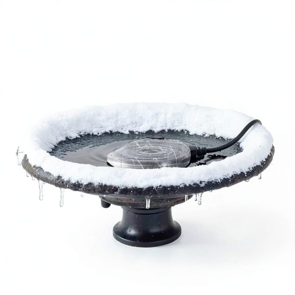 Bird Bath Deicer Saillong Heated Rock 80W Submersible Thermostatic-1