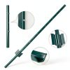 Fence Post 4 FT - 10 Packs, Metal Heavy Duty U Posts, Powder-Coated for Long-Lasting Use, Perfect for Holding Wire &Plastic Mesh, Corner Anchors, Green-3