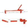 Heavy Duty Carbon Steel Fence Stretcher Tool, All Purpose Wire Tensioner for Barbed & Smooth Wire Fence, Fence Fixer and Splicer for Agricultural, Ranch & Residential Fences-2