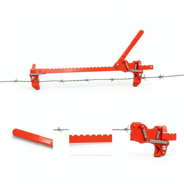 Heavy Duty Carbon Steel Fence Stretcher Tool, All Purpose Wire Tensioner for Barbed & Smooth Wire Fence, Fence Fixer and Splicer for Agricultural, Ranch & Residential Fences-2